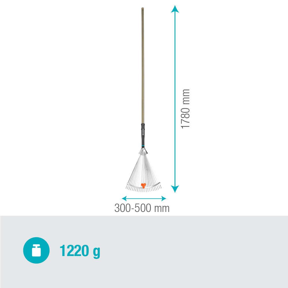 GARDENA NatureLine Adjustable Rake