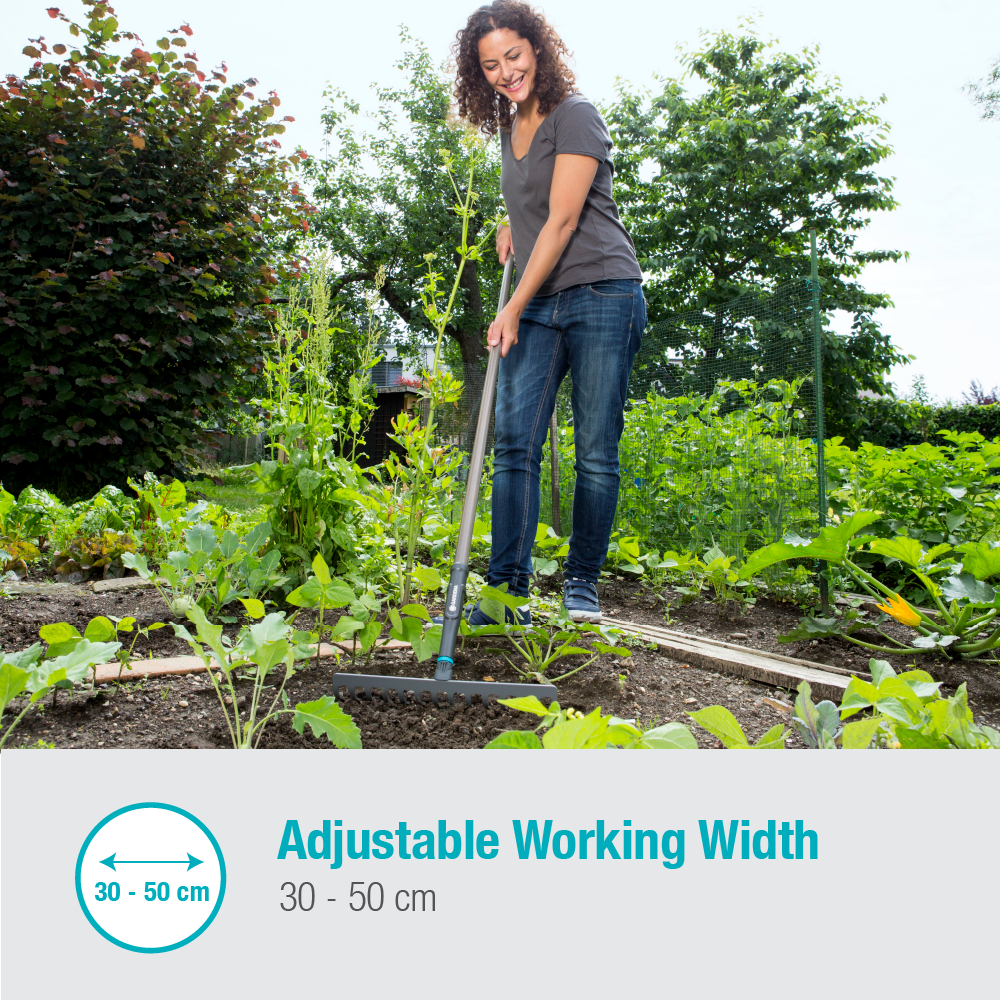 GARDENA NatureLine Adjustable Rake