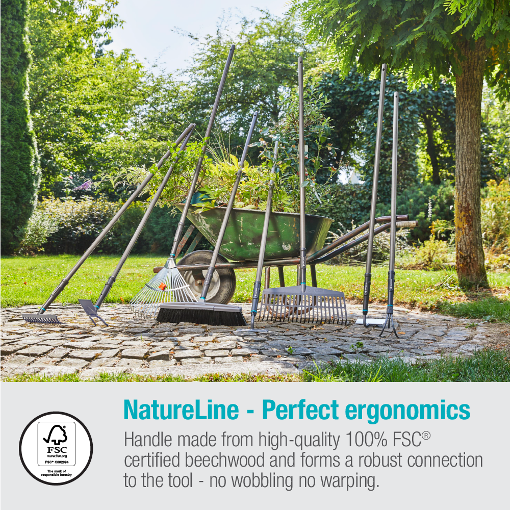 GARDENA NatureLine Adjustable Rake