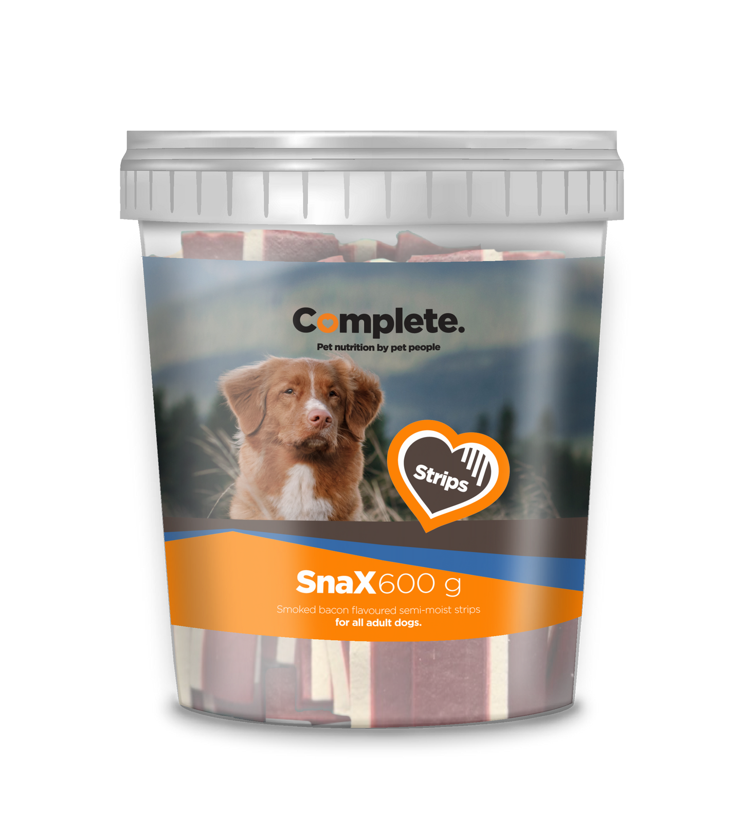 COMPLETE-Snax Bacon Strips Semi Moist 600g