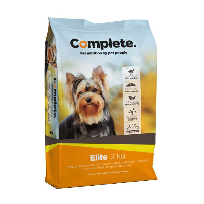 COMPLETE Dog Food Elite Sml-Med 2kg