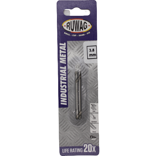 Ruwag 3.8mm Double sided Metal Bit 2 Pc - Al's Hardware
