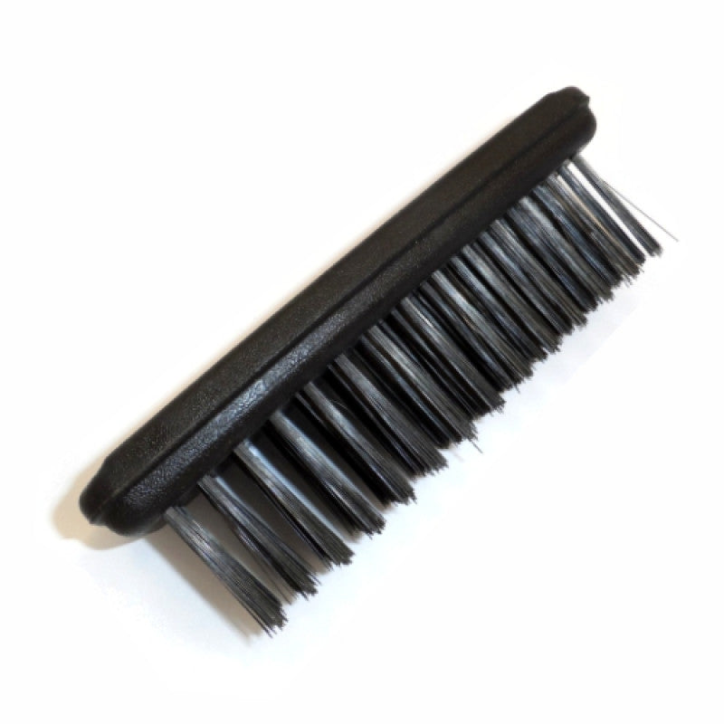 Fine Plastic Bristle Brush Black