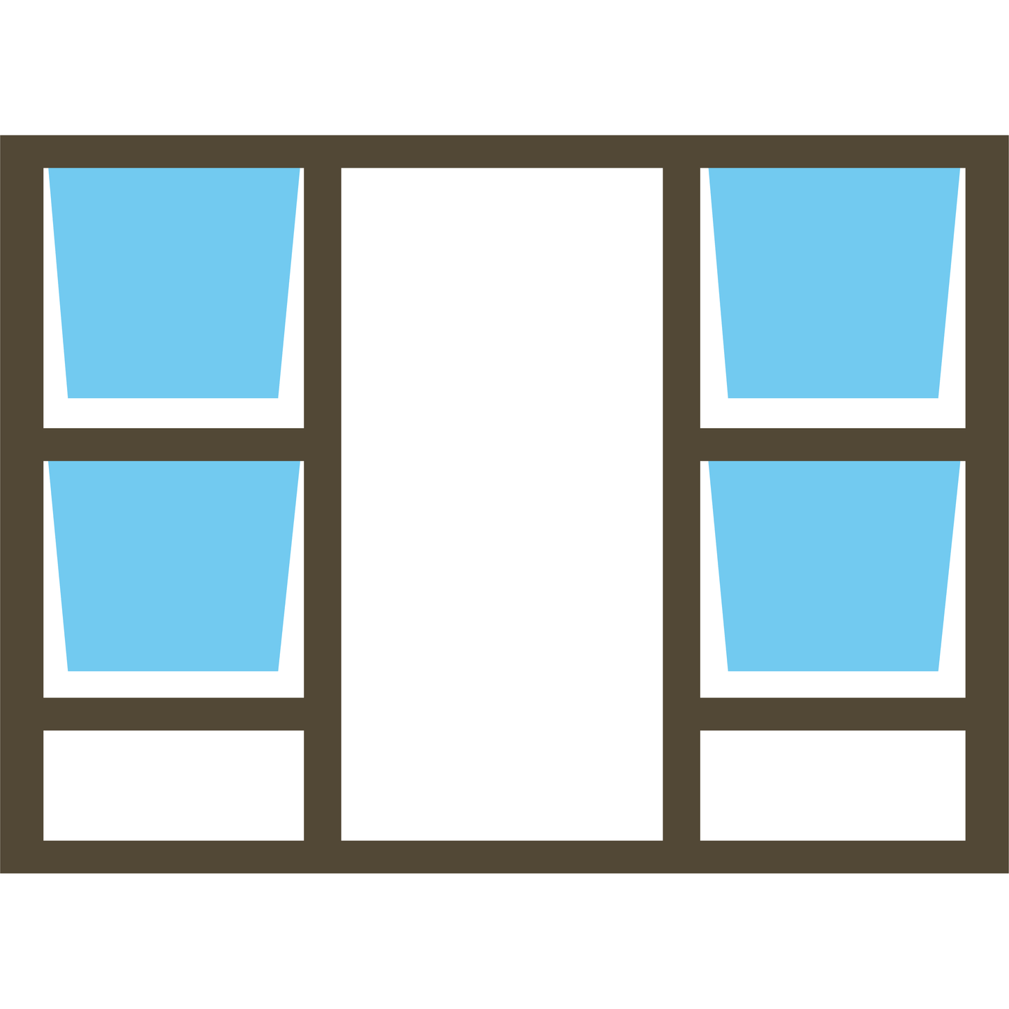 Valuwin Aluminium Top Hung Window PTT1815 (1800X1500) 4 OPENER - Al's Hardware