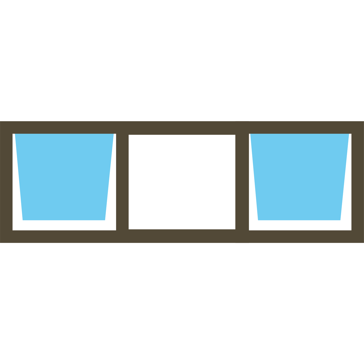 Valuwin Aluminium Top Hung Window PTT186 (1800X600) DOUBLE OPENER - Al's Hardware