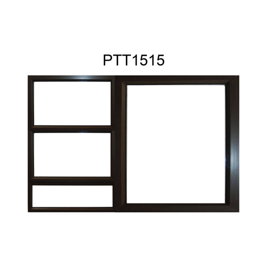 Valuwin Bronze Aluminium Top Hung Window PTT1515 (1500X1500)