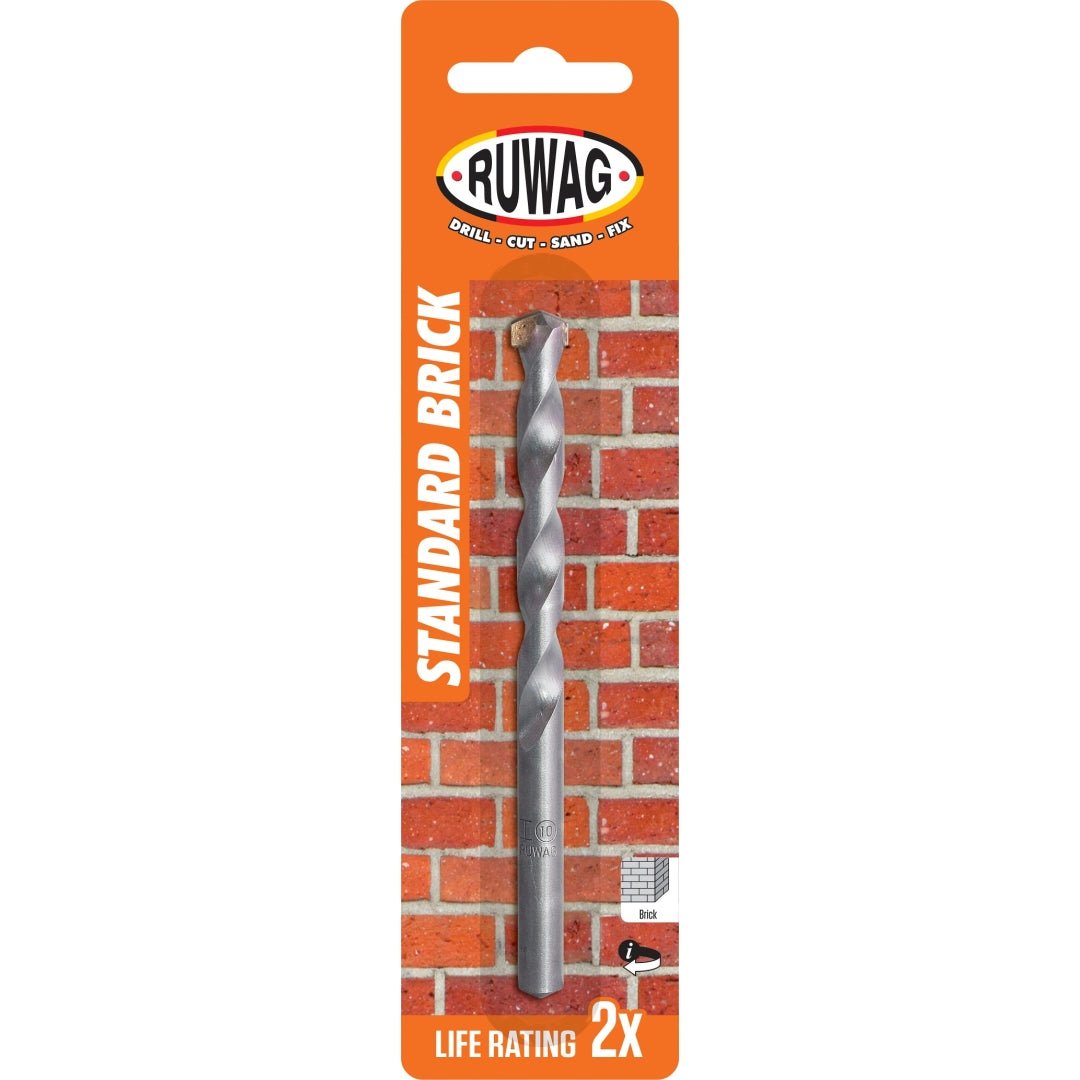 Drill Bit 6x400mm Standard Brick Long Carded - Al's Hardware