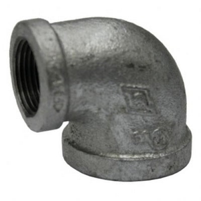 Galvanized Reducing Elbow 25x22mm - Al's Hardware