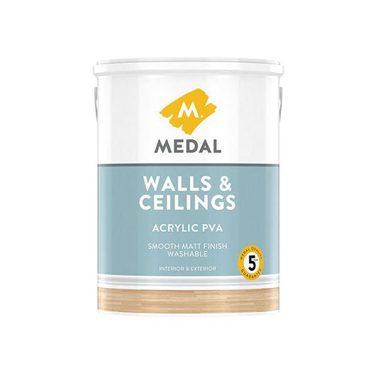 Medal Walls & Ceilings Acrylic PVA 5L - Al's Hardware