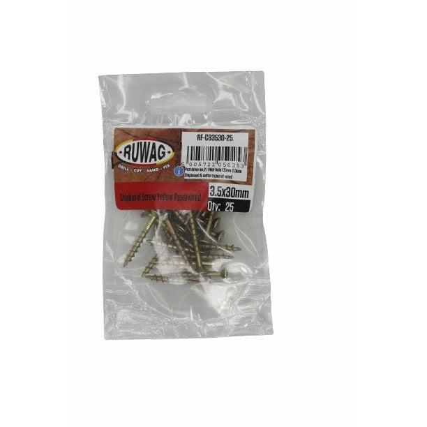 Ruwag 3.5x30mm Clipboard Screws (25) - Al's Hardware