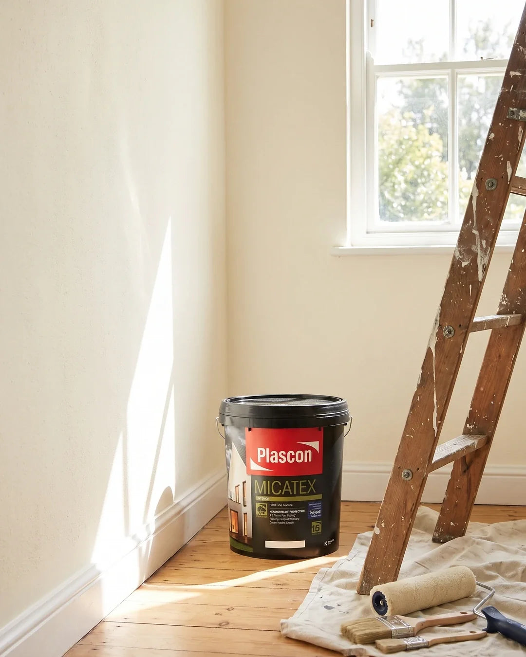 Small room? Paint it light to make it feel bigger
