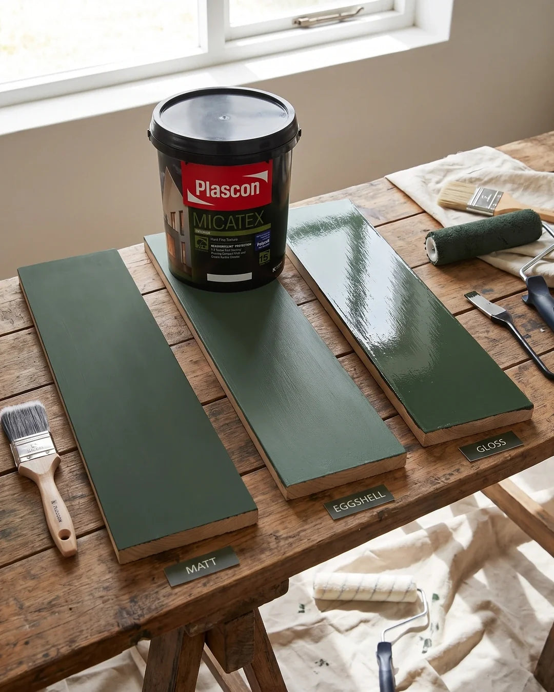 Matt, eggshell or gloss? How to choose the right paint finish