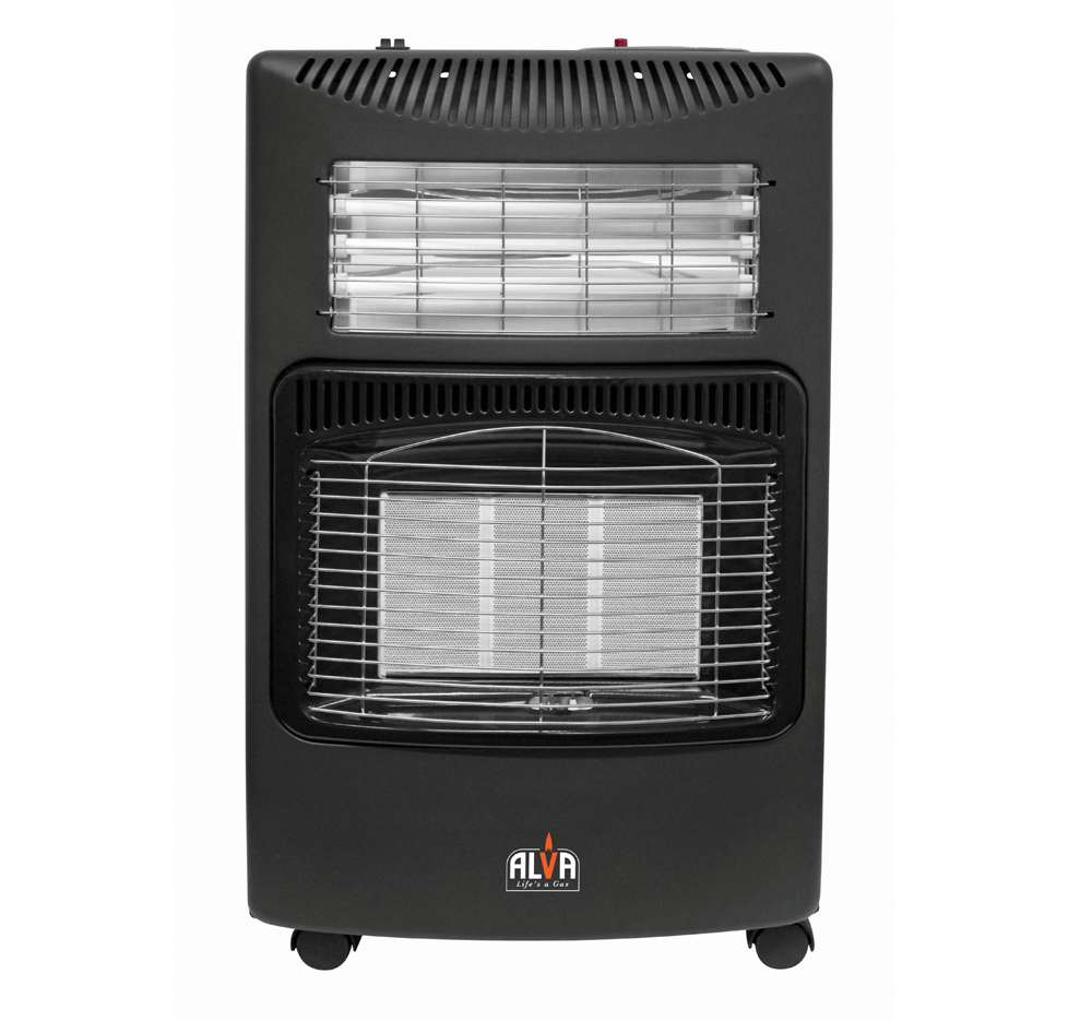 Alva Gas/Electric Heater - Black