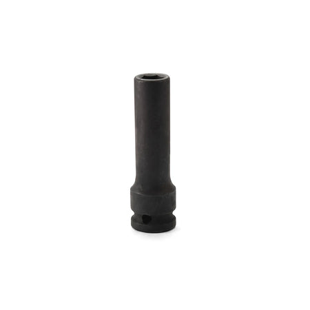 1/2-inch drive 6-point deep hex socket, 22mm, in a dark gray finish, suitable for automotive or industrial tasks.