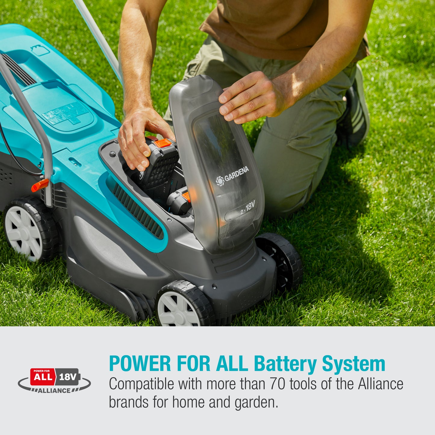 Battery Lawnmower PowerMax 32/36V P4A solo