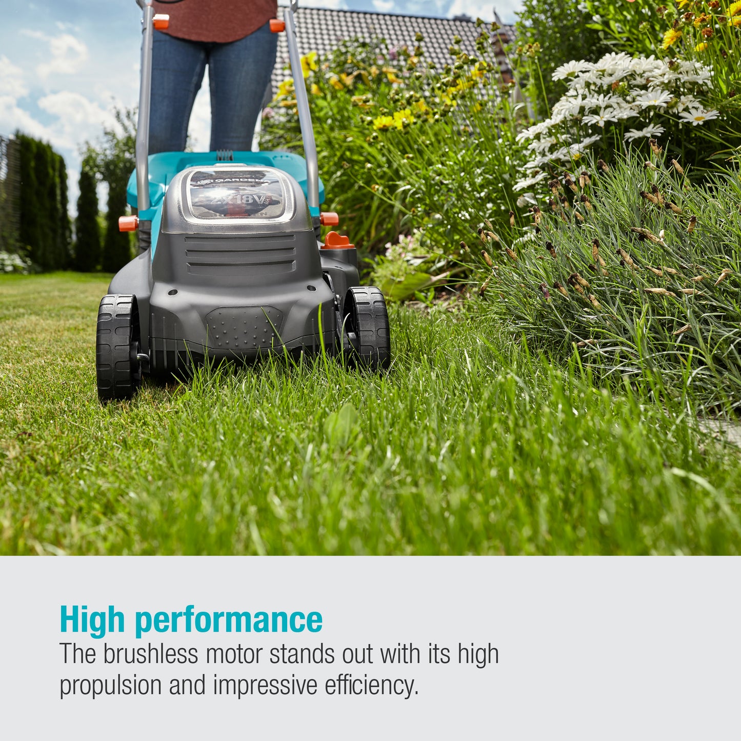 Battery Lawnmower PowerMax 32/36V P4A solo