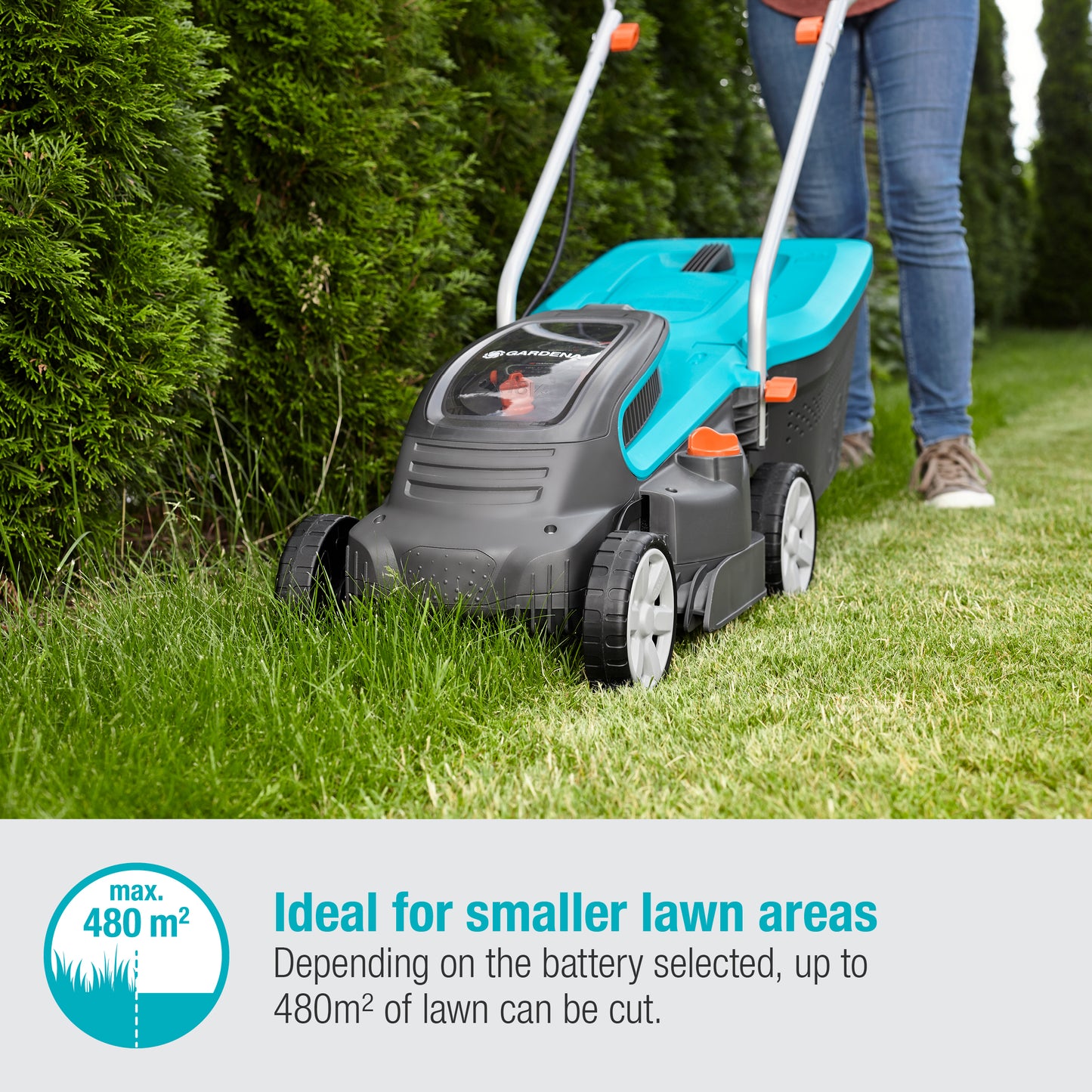 Battery Lawnmower PowerMax 32/36V P4A solo