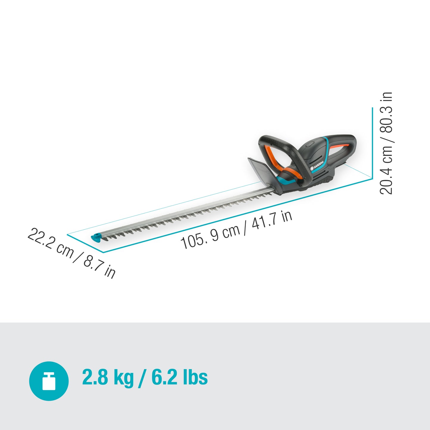 GARDENA Battery Hedge Trimmer Comfort Cut 60/18V P