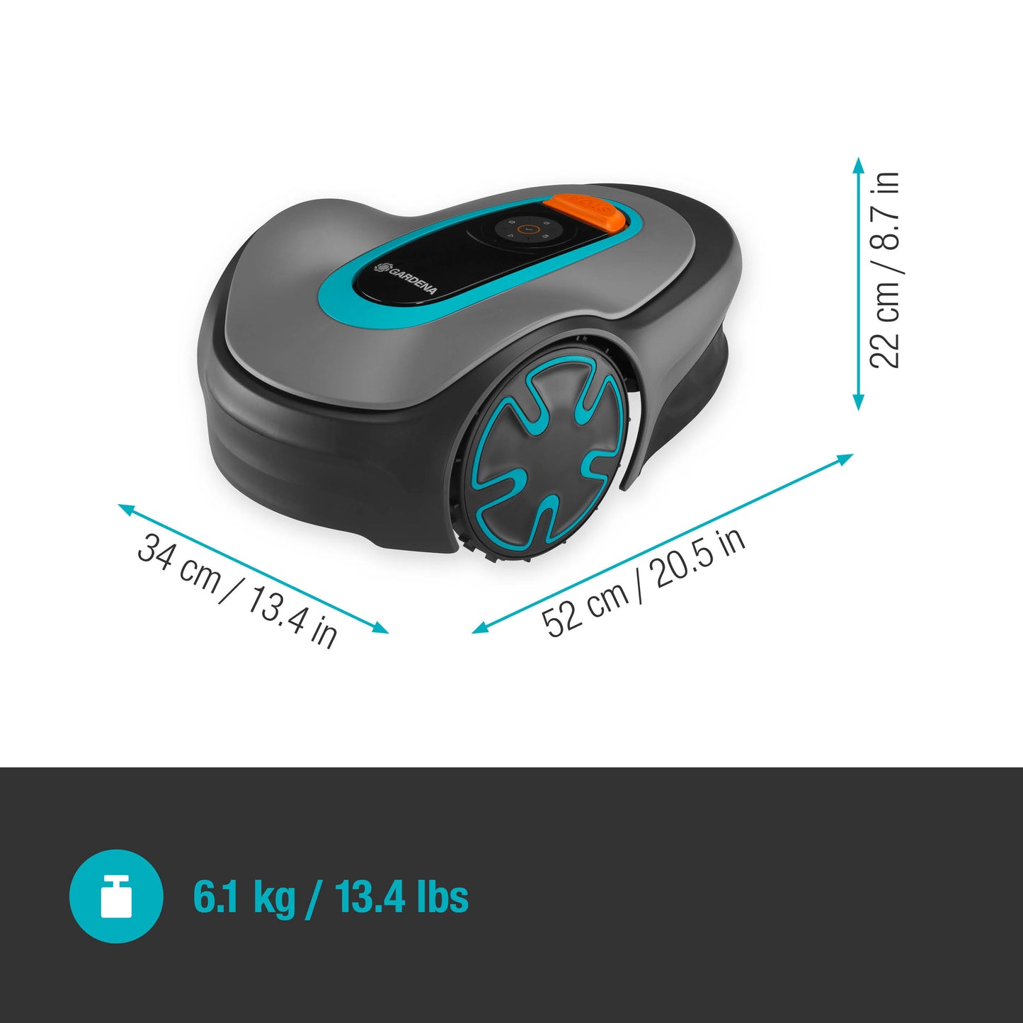 GARDENA Robotic Lawnmower SILENO Minimo 250