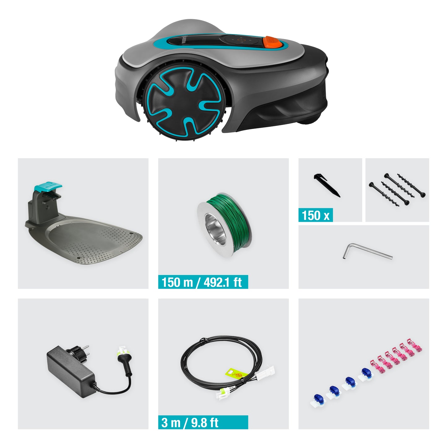 GARDENA Robotic Lawnmower SILENO Minimo 250