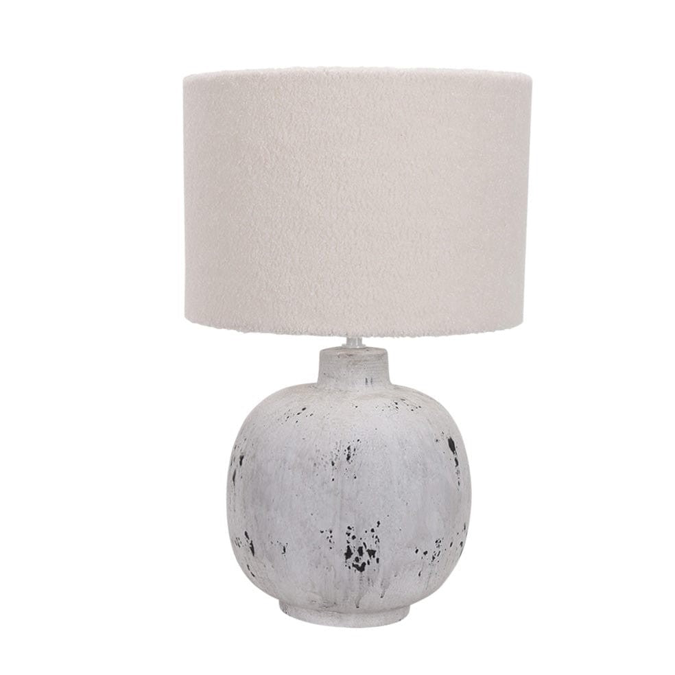 Inra Ceramic Table Lamp Grey