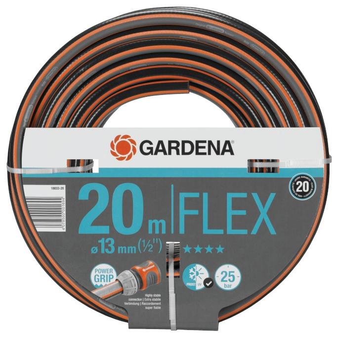 GARDENA HOSE 13MMX20M COMFORT FLEX 18033-20