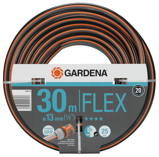 GARDENA  HOSE 13MMX30M COMFORT FLEX 18036-20