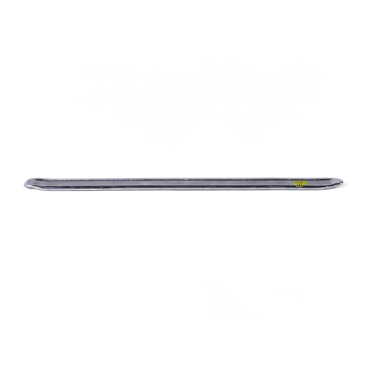 Silver metallic 25X550mm A/Steel Tyre Lever with a slender design, viewed horizontally against a white background.