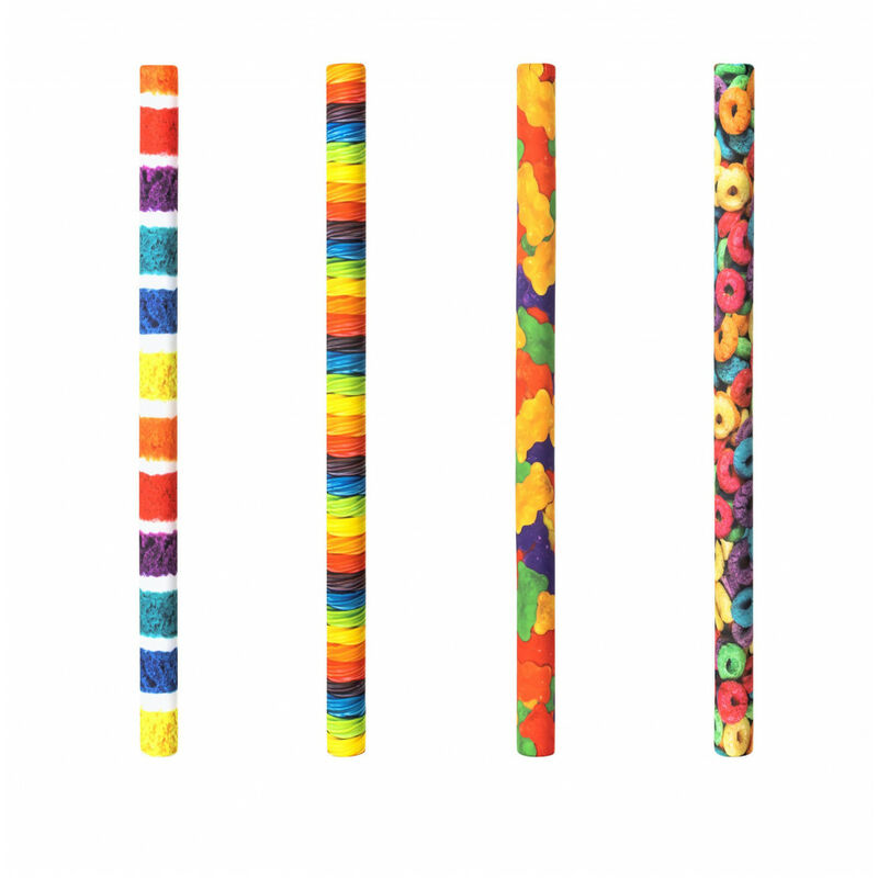 Ac-déco - Frites Sugar En Mousse Avec Extérieur Tissu - Modèle Aléatoire - 122 X 6,5 Cm - Livraison Gratuite