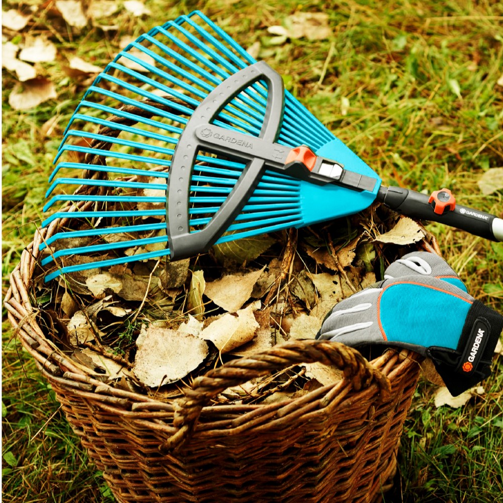 GARDENA combisystem Adjustable Plastic Rake