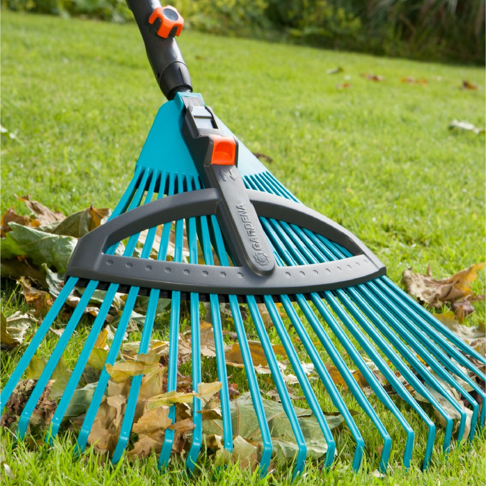 GARDENA combisystem Adjustable Plastic Rake