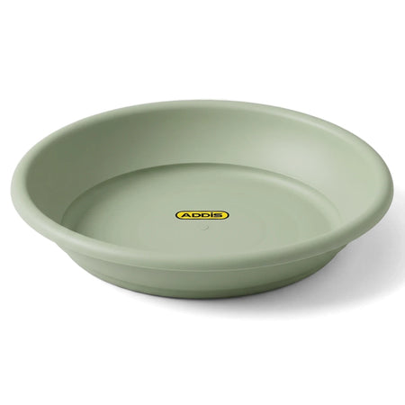 44cm light green plastic graph saucer with Addis logo, viewed from a slight angle.