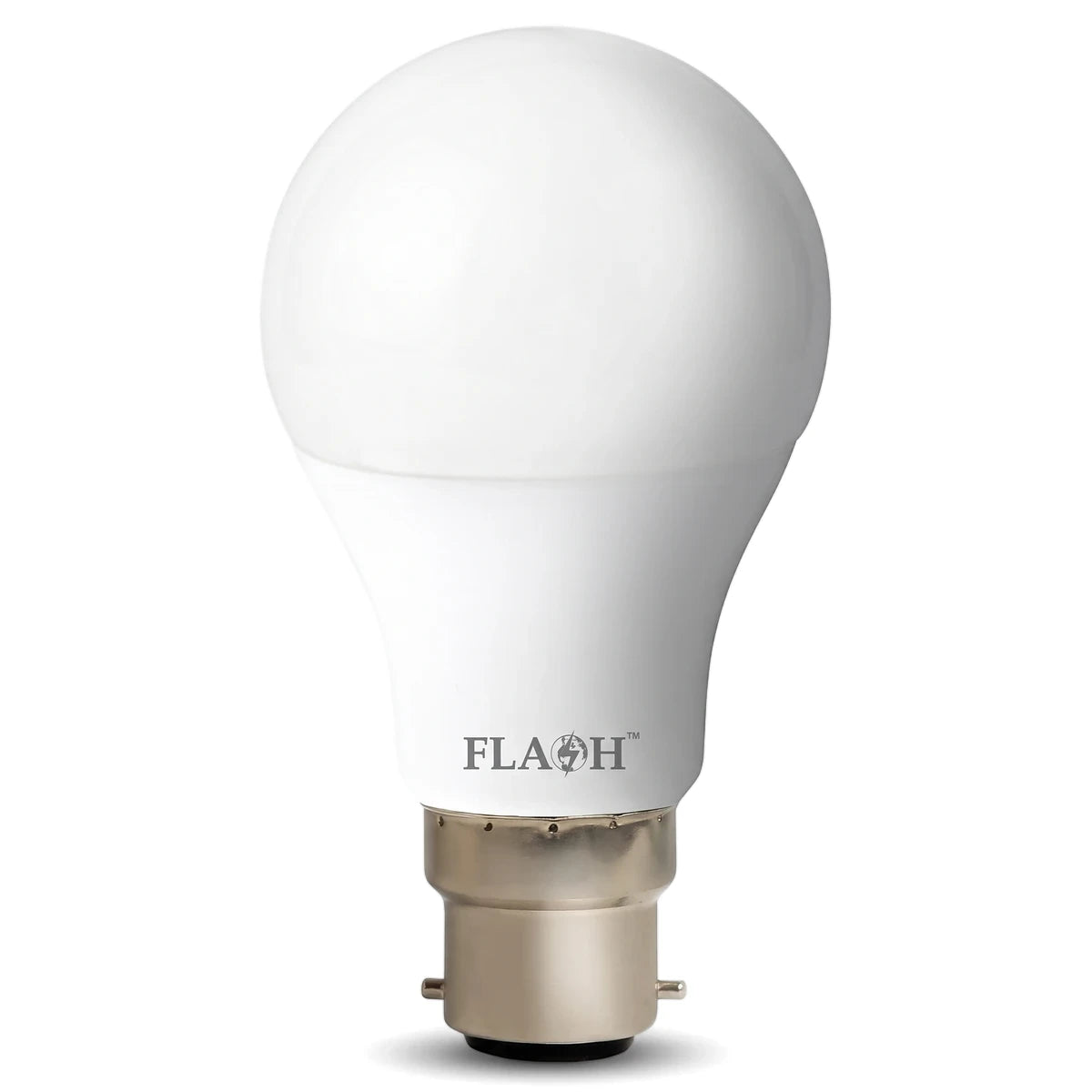 6W B22 LED bulb with frosted white dome, energy-efficient lighting for standard B22 light fixtures.