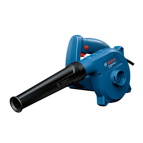 Bosch professional leaf blower with long black nozzle and red trigger