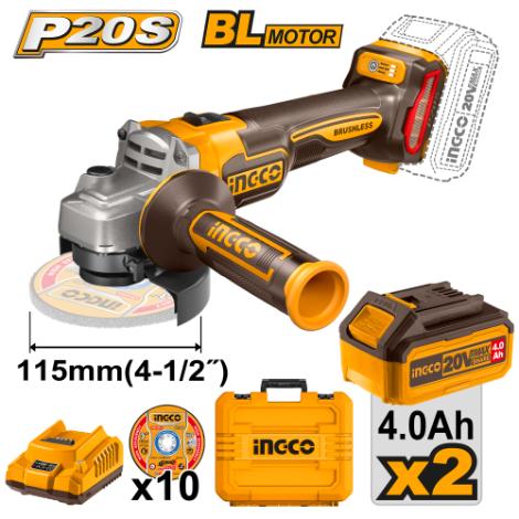 Lithium-ion Angle Grinder (20V) Kit