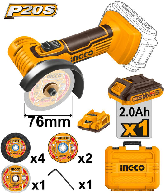 INGCO Lithium-Ion Mini Cut-Off Tool (20V)