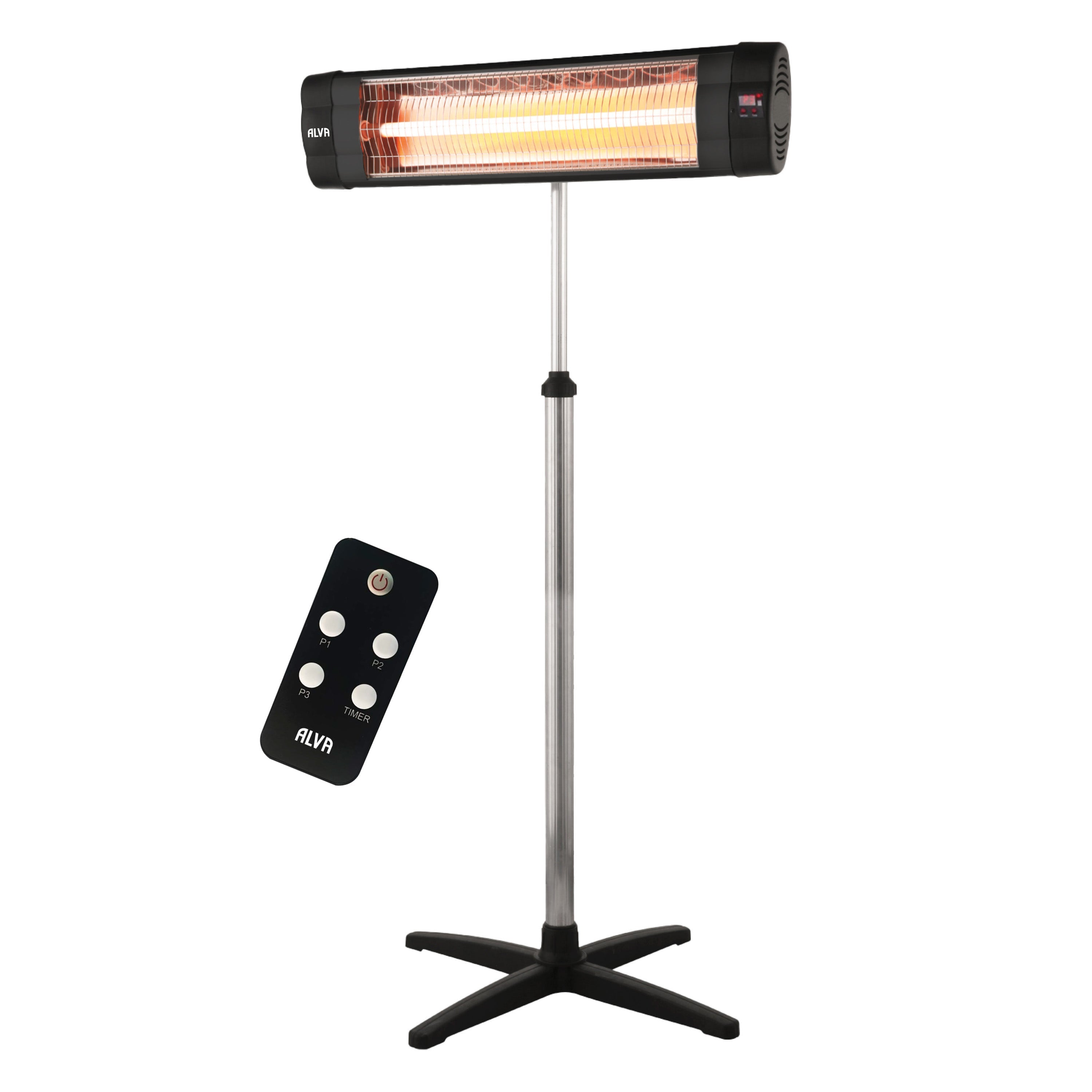 Alva Electric Infrared Heater With Telescopic Stand