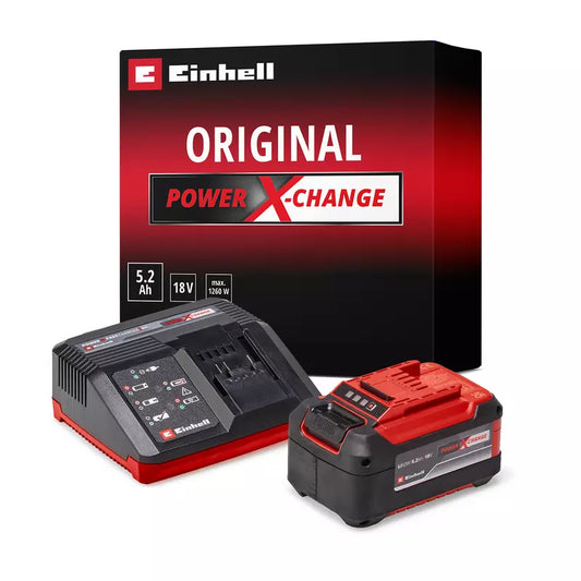 EINHELL PXC-Starter-Kit 5,2Ah & 4A Fastcharger