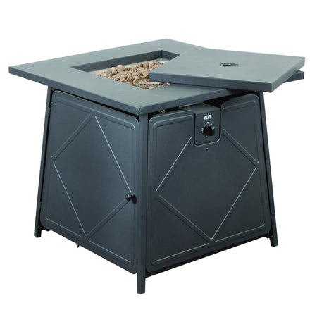 Alva Gas Fire Table With Lava Stones