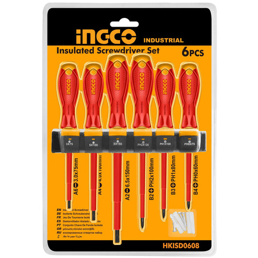 INGCO Insulated Screwdriver Set 6pc