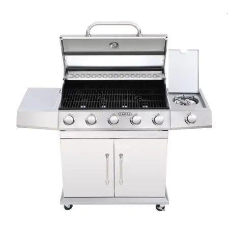 CADAC 5 Burner Commander Gas Braai - Stainless Steel