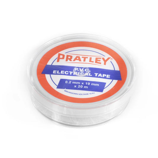 Pratley White Electrical PVC Ins Tape