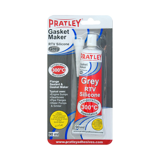 Pratley Gasket Maker (Silicone RTV Gry)90ml Bubble