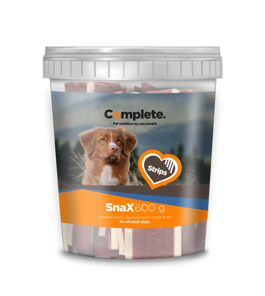 COMPLETE-Snax Bacon Strips Semi Moist 600g