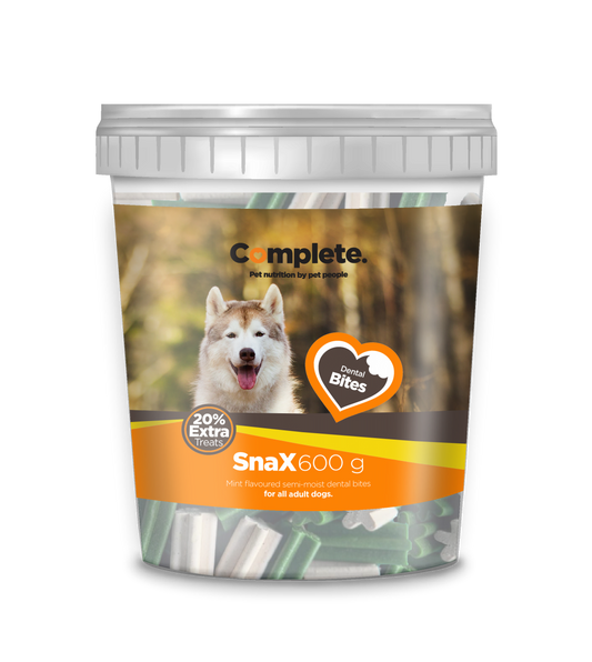 COMPLETE Snax Mint Dental Bites Semi Moist 600g