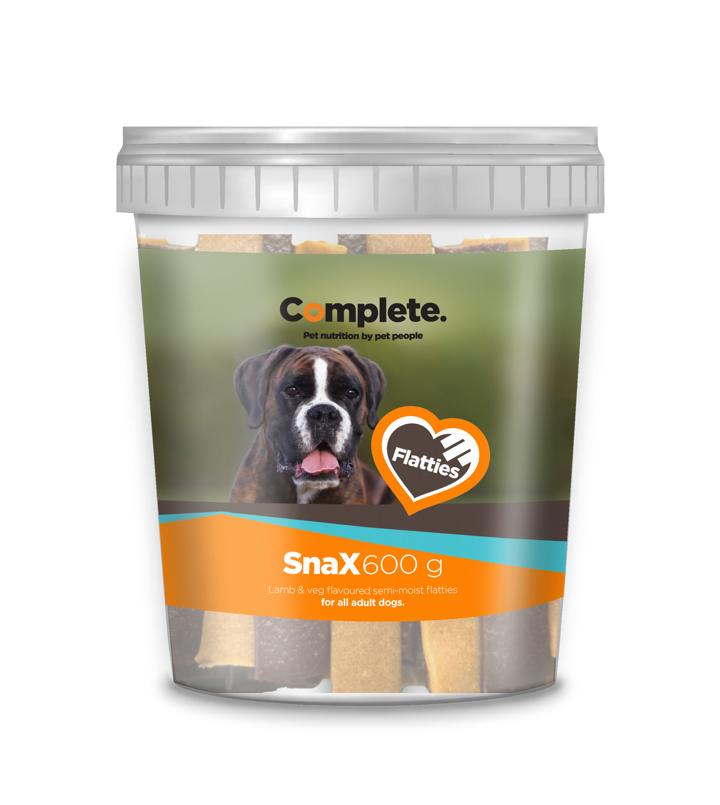 COMPLETE Snax Lamb & Veg Flatties Semi Moist 600g