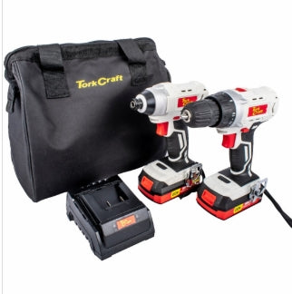 Tork Craft DRILL & IMPACT DRIVER TWIN PACK