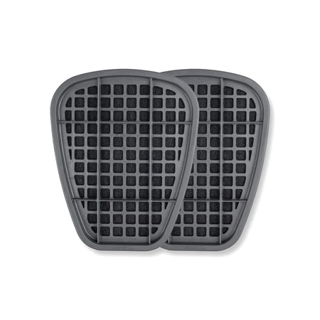 Pair of grey Abek1 combination gas filter cartridges for respirators, featuring a square grid design.