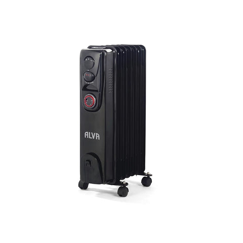 Alva 9 Fin 2000W Oil Heater With Timer