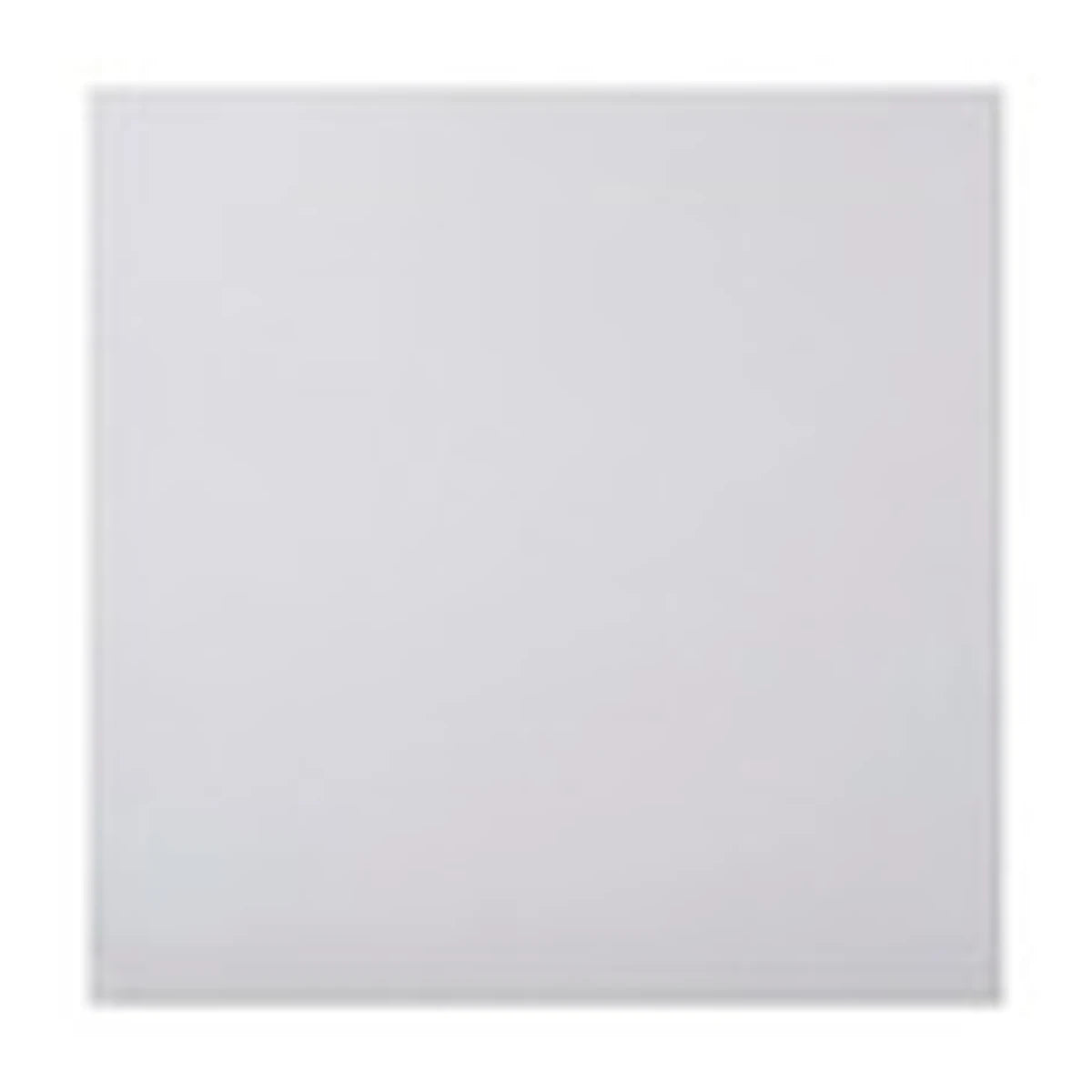 Close-up of an Arctic White ceramic tile, smooth and square, filling the entire frame.